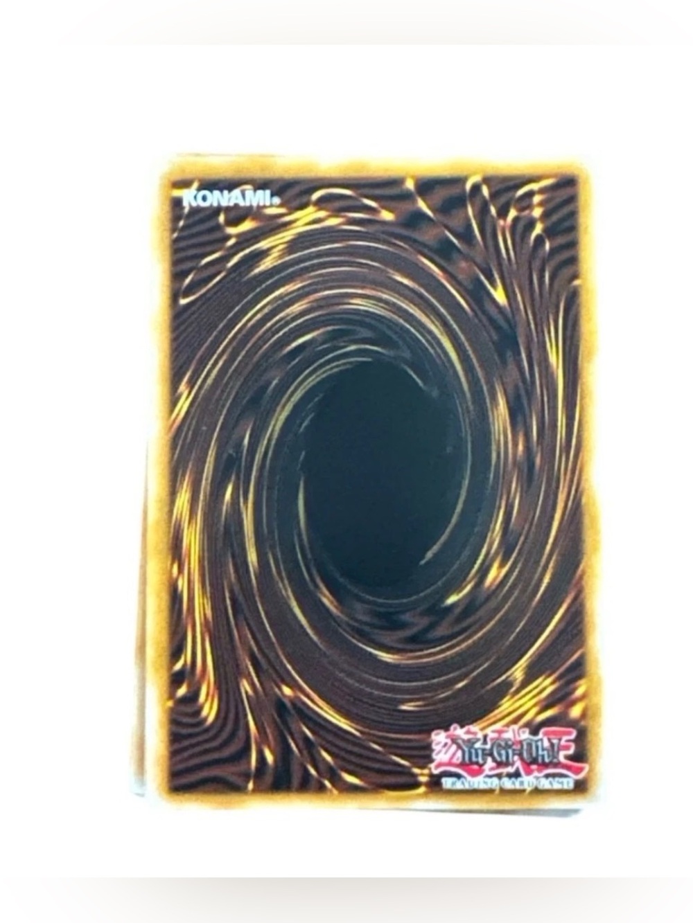 Konami Yu-Gi-Oh! Card - Black Swirl Back